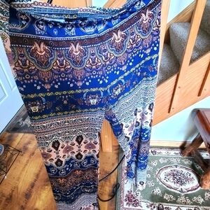 AGB Bootcut Flare Boho Colorful Sz. S‎ Pants